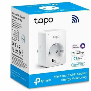 Tapo P110 Mini Smart Wi-Fi Socket, Energy Monitoring (1 Pack)