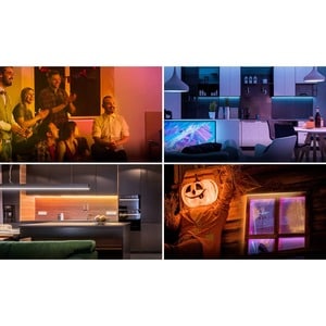 Tapo Smart Wi-Fi Light Strip, Multicolour - LED Bulb - Color Changing Mode, Wireless LAN, Flexible, Adjustable Brightness,