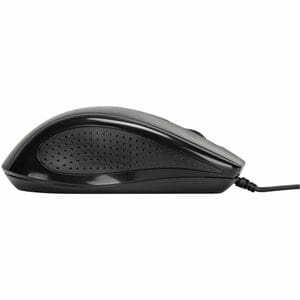 Targus Full-Size Optical Antimicrobial Wired Mouse - Full-size Mouse - BlueTrace - Cable - Black - USB Type A - 1000 dpi -