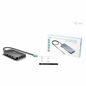 Docking station i-tec 10 Porta(e) USB Type-C per Monitor, Computer portatile, Tablet PC, Workstation - Compatibilita caric