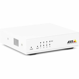 AXIS D8004 4 Ports Ethernet Switch - Fast Ethernet - 10/100Base-TX - 2 Layer Supported - 62.50 W Power Consumption - 60 W 