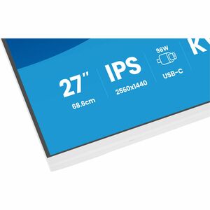iiyama ProLite XB2797QSNP-W1 27 Zoll Klasse WQHD LED-Monitor - 16:9 Format - Matt-weiß - 68,6 cm (27 Zoll) Viewable - IPS-