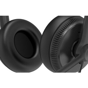 Yealink UH34 Dual Teams Wired Over-the-head Stereo Headset - Black - Binaural - Supra-aural - 32 Ohm - 20 Hz to 20 kHz - 1