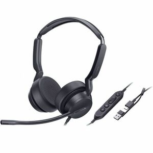 Yealink UH42 Wired Over-the-head, On-ear Stereo Headset - Microsoft Teams Certification - Binaural - Supra-aural - 20 Hz t