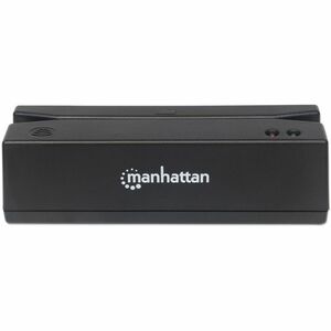 USB-A Magnetic Strip Card Reader, Triple Track Reader, Keyboard Wedge Decoder, Cable 1.5m, Black, Three Year Warranty - Tr