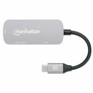 USB-C Dock/Hub, Ports (x3): HDMI, USB-A and USB-C, With Power Delivery (100W) to USB-C Port (Note add USB-C wall charger a
