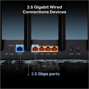 TP-Link Archer BE400 Wi-Fi 7 IEEE 802.11be Ethernet Wireless Router - Dual Band - 2.40 GHz ISM Band - 5 GHz UNII Band - 6 
