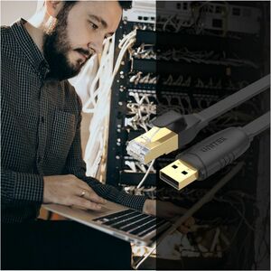 USB 2.0 to RJ45 Console Rollover Flat Cable(RS232)