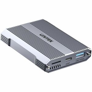 Unitek 2 Slot(s) Flash Drive/Flash Card Reader - USB Type C - 1 - 1.95 TB Flash Drive - 10 GB/s - microSD, CompactFlash, m
