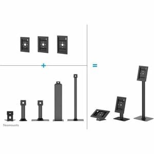 Neomounts Tablet PC Stand - 27.7 cm (10.9"") to 37.1 cm (14.6"") Screen Support - 3 kg Load Capacity - 34.3 cm Height x 30