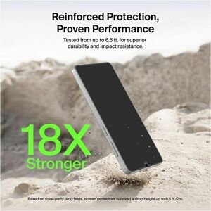 Belkin Titan SmartShield 9H Glass Screen Protector for Samsung Galaxy S26 - For AMOLED Smartphone - Scratch Resistant, Fin
