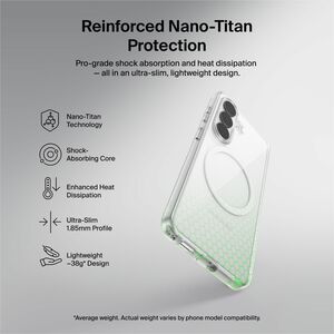Belkin SheerForce Case for Samsung Galaxy S26 Smartphone - Grippy Side Grooves, Grooved Edges - Clear - Drop Resistant, Ye
