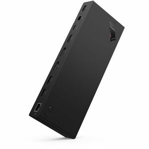 Lenovo ThinkPad 11 Anschluss(e) USB4 Docking Station für Monitor, Notebook - Ladefunktion - 135 W - Schwarz - 4 Unterstütz