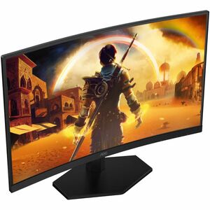 AOC AGON C27G42ZE 27" Class Full HD Curved Screen Gaming LED Monitor - 16:9 - Black, Red - 68.6 cm (27") Viewable - Fast V