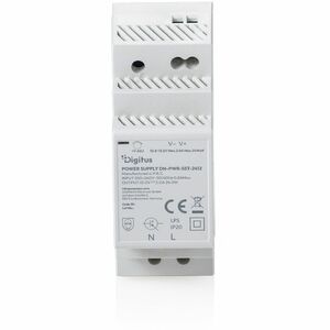 Digitus DN-PWR-SST-2412 Power Supply - 24 W - Enclosed, DIN Rail Mountable - 120 V AC, 230 V AC Input - 12 V DC Output - 8