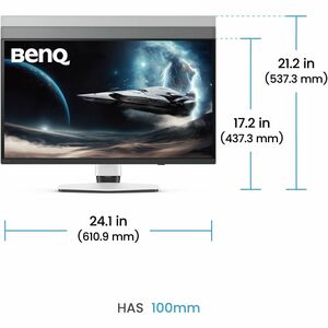 BenQ MOBIUZ EX271QZ 27" Class WQHD Gaming OLED Monitor - 16:9 - 67.3 cm (26.5") Viewable - OLED - 2560 x 1440 - 1.07 Billi