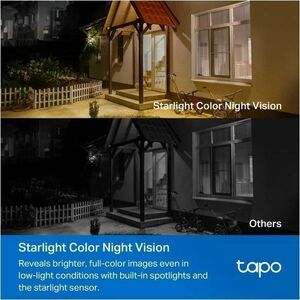 Tapo C460 8 Megapixel Indoor/Outdoor 4K Network Camera - Colour - 2 - 14.94 m Infrared/Color Night Vision - H.265, H.264 -