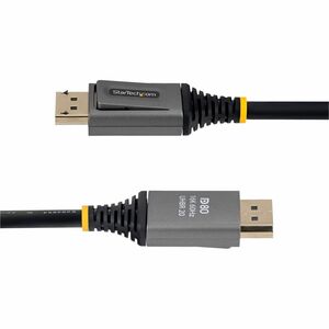 StarTech.com 2 m DisplayPort A/V Cable - 1 - Cable for Audio/Video Device, Monitor, Computer, Hub, Workstation, MacBook, M