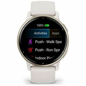 Garmin vívoactive 5 Smartwatch - Avorio, Oro Colore del Case - Avorio Colore cinturino - Alluminio Materiale della struttu