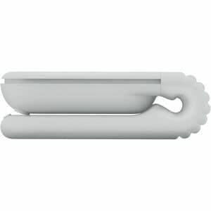 Logitech Mobi Fold Travel 鼠标 - 蓝牙/射频 - 4 按钮 - 2 可编程按钮 - 灰白色 - PC, Mac - 无线 - 10 m - 2.40 GHz - 可充电 - 4000 dpi - 滚轮 - 对称