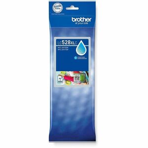 Brother LC528XLC Original Ultra High Yield Inkjet Ink Cartridge - Single Pack - Cyan Pack - 10,000 pages