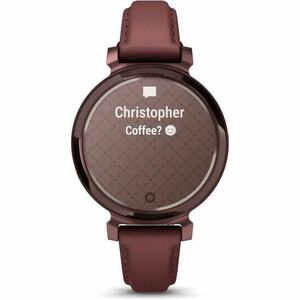 Garmin Lily 2 Classic Smart Watch - 35.40 mm Case Height - 35.40 mm Case Width - Dark Bronze Case Color - Purple Band Colo