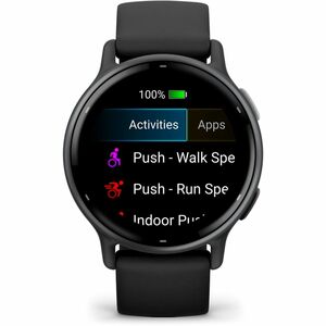 Garmin vívoactive 5 Smart Watch - Slate, Black Case Color - Black Band Color - Aluminium, Anodized Aluminium Case Material