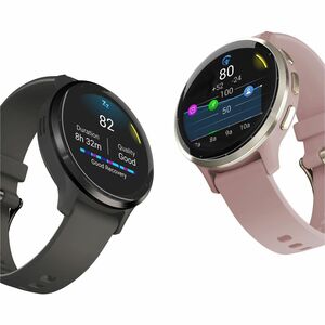 Garmin Venu 3S Smart Watch - 41 mm Case Height - 41 mm Case Width - Pebble Grey Case Color - Black Band Color - Stainless 