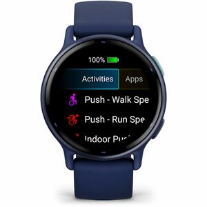 Garmin vívoactive 5 Smart Watch - Navy, Metallic Navy Case Color - Black Band Color - Aluminium Body Material - Aluminium,
