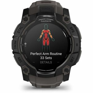 Garmin Instinct 3 Smart Watch - Metal Body Material - Polymer Case Material - 3.3 cm (1.3") - AMOLED Display - GPS - 960 H