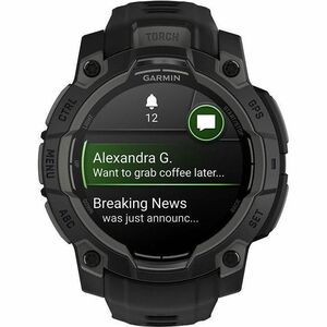 Garmin Instinct 3 Smart Watch - Metal Body Material - Polymer Case Material - 3.3 cm (1.3") - AMOLED Display - GPS - 768 H