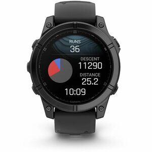 Garmin fēnix E Smart Watch - Slate Grey Body Color - Stainless Steel Body Material - Fiber Reinforced Polymer, Metal Case 