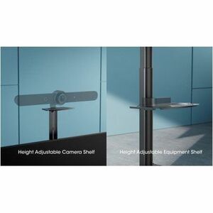 Manhattan Trolley Mount Stand for TV & Monitors (crank handle height adjust), For screens: 37" to 65" , VESA compatibility