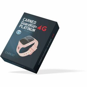 Carneo GuardKid+ 4G Platinum Smart Watch - 47 mm Case Height - 16 mm Case Thickness - 41 mm Case Width - Children - Pink B