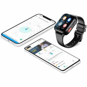 Carneo SeniorSafe+ 4G Smart Watch - 47 mm Case Height - 16 mm Case Thickness - 41 mm Case Width - Black Body Color - Wirel