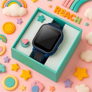 Carneo Smart Watch - 47 mm Case Height - 16 mm Case Thickness - 41 mm Case Width - Children - Blue, Black Body Color - Wir