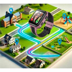 Carneo Smart Watch - 47 mm Case Height - 16 mm Case Thickness - 41 mm Case Width - Children - Pink, Black Body Color - Wir