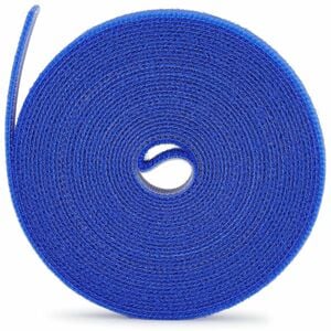 StarTech.com Kabelführung - Blau - 4 Pack Paket - Kabelbinder - 4,6 m Länge - Stoff