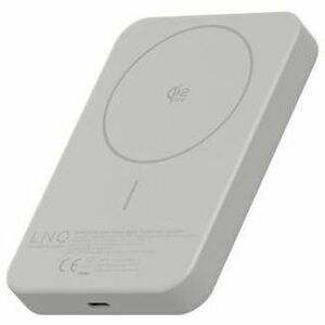 Xtorm LINQ Qi2 Wireless Power Bank - Grey - For iPhone, Mobile Device - 1 x Type-C 30W - Semi-solid-state - 10000 mAh - 25