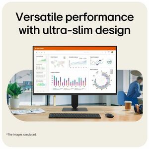 LG 24U411B-B 24" Class Full HD LCD Monitor - 16:9 - 61 cm (24") Viewable - In-plane Switching (IPS) Technology - 1920 x 10