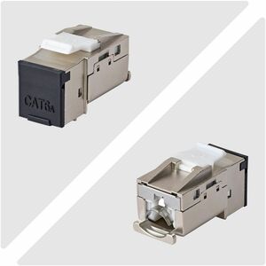 StarTech.com Gold Plated Network Connector - 10 / Pack - TAA Compliant - 1 x RJ-45 Network - Female - Shielding - Silver