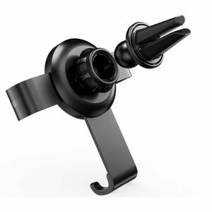 Vention KCGB0 Smartphone, Car, iPhone SmartPhone Holder - 112.1 mm x 73 mm x 83.5 mm x - Silicone, ABS - Black - Air Vent,