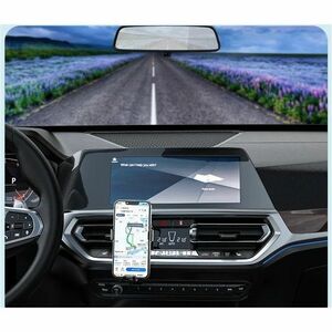 Vention Car, Smartphone SmartPhone Holder - Thermoplastic Polyurethane (TPU), Silicone, ABS - Black - Clip-on, Clamp, Secu