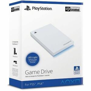 Seagate Game Drive STMH1000300 1000 GB Solid State Drive - External - White - Gaming Console, PlayStation Device Supported