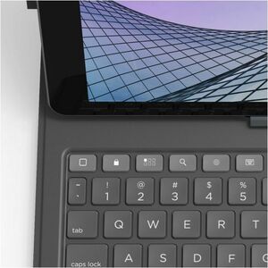 Housse/Clavier ZAGG Messenger Folio 2 - Folio Style pour 27,7 cm (10,9") Apple iPad (10e génération) Tablette - Charbon
