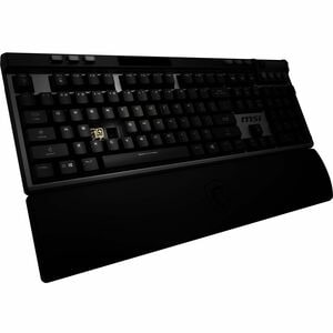MSI STRIKE PRO WIRELESS Gaming Keyboard - Wired/Wireless Connectivity - Bluetooth/RF - 2.40 GHz - USB 2.0 Type C Interface