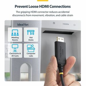 StarTech.com 1 m HDMI/USB-C A/V Cable - 1 - Cable for Audio/Video Device, Notebook, Display, External GPU, Tablet, Worksta