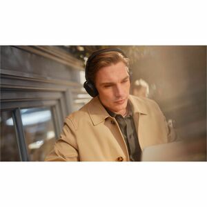 Jabra Evolve3 65 Flex Wired/Wireless On-ear, Over-the-head Stereo Headset - Black - Binaural - Supra-aural - 3000 cm - Blu