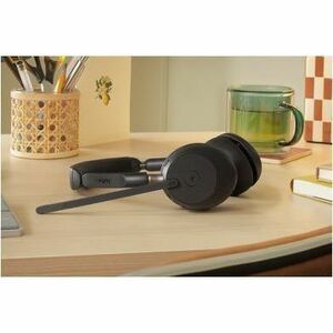 Jabra Evolve3 45 Wired/Wireless On-ear, Over-the-head Stereo Headset - Microsoft Teams Certification - Binaural - Supra-au
