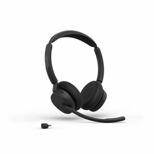 Jabra Evolve3 45 Wired/Wireless On-ear, Over-the-head Stereo Headset - Binaural - Supra-aural - 3000 cm - Bluetooth - 16 O